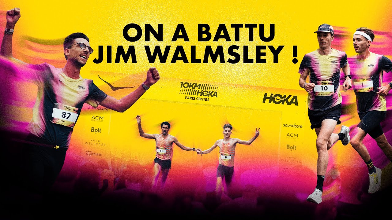 🤯🚀 ON A BATTU Jim Walmsley sur 10 kilomètres à Paris !