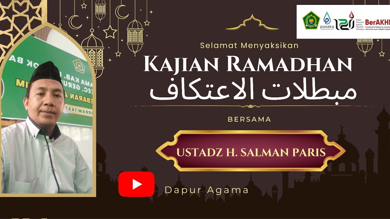 Hal yg membatalkan I'tikaf 