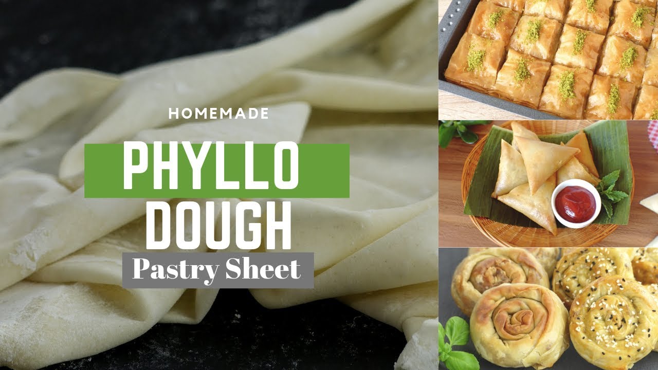 Easy Homemade Filo or Phyllo Dough Recipe, Pastry sheet Recipe by Cooking Mate