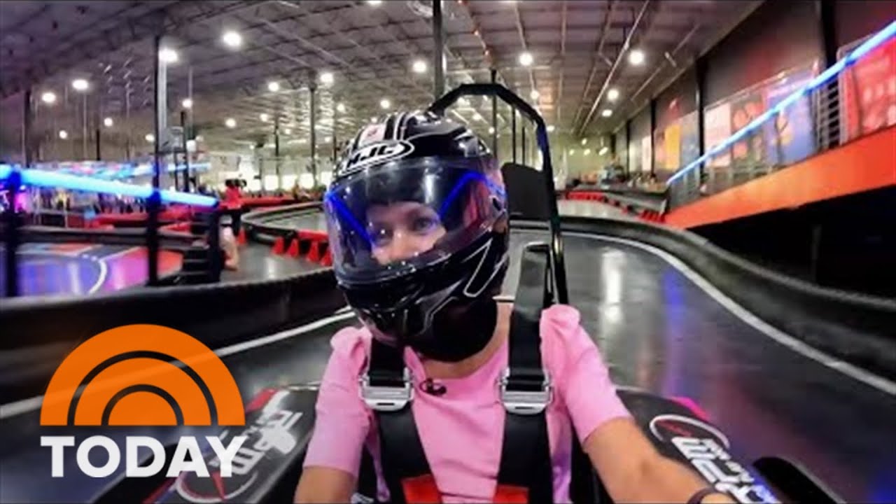 TODAY's Craig, Al, Dylan & Sheinelle Race Go-Karts: See Who Wins!