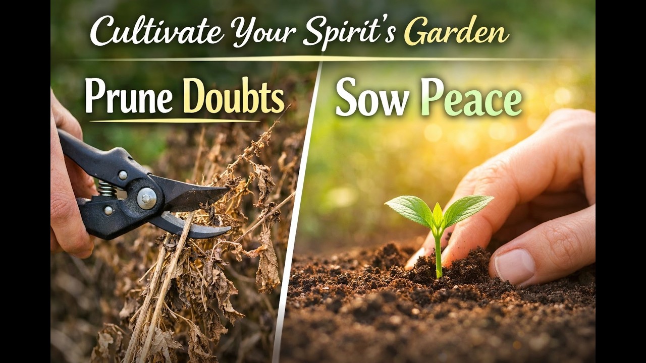 Cultivating Your Spirit's Garden: Pruning Doubts, Sowing Seeds of Peace