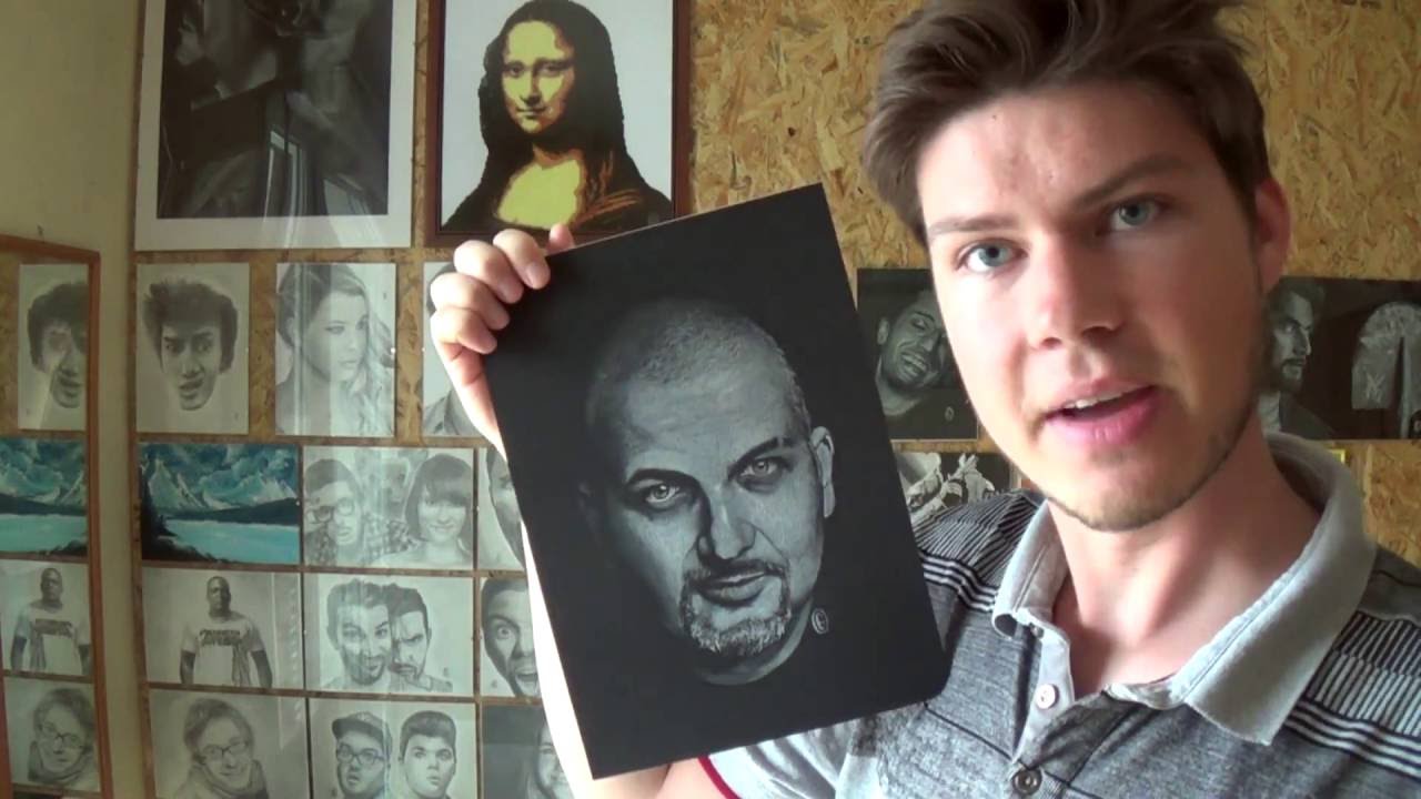 #SpeedDrawing du portrait de E-penser par l'artiste MrAnalphabeat