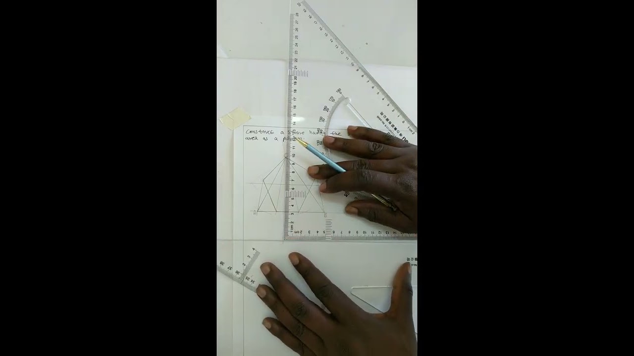 Construction of a Square with Equal Area to a Polygon Made Easier