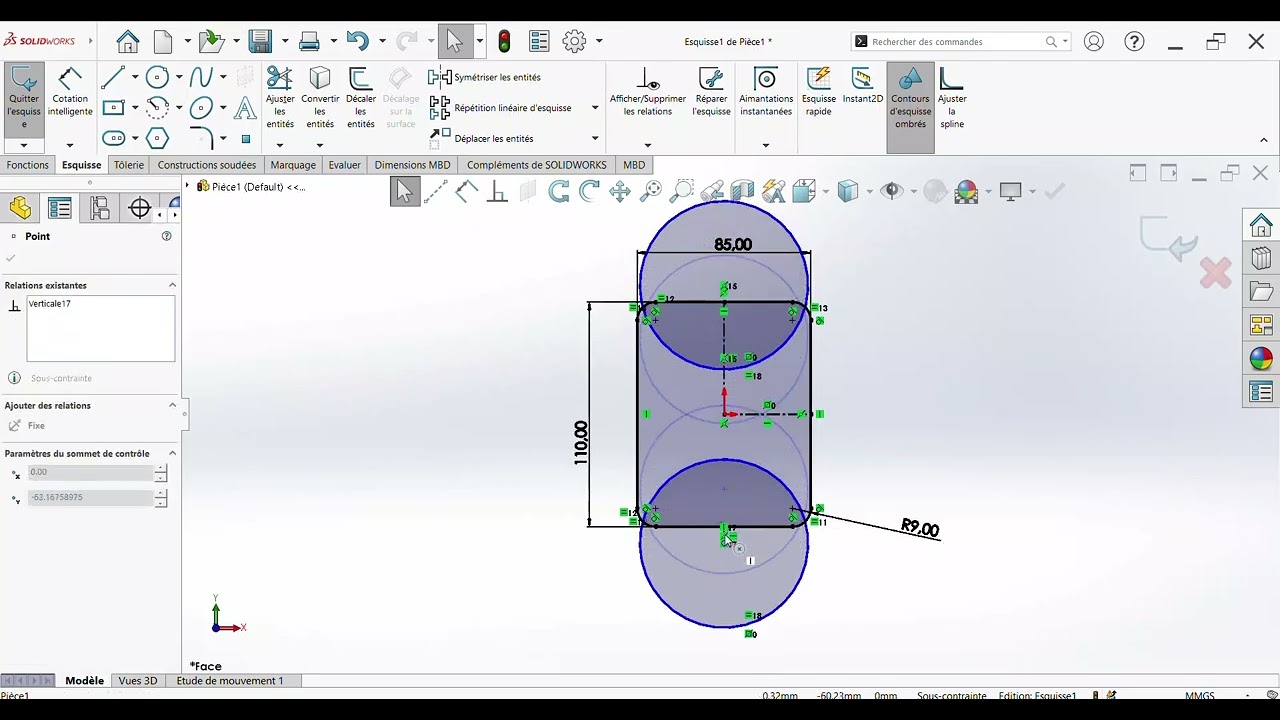 Débutant SolidWorks : Exercice 1