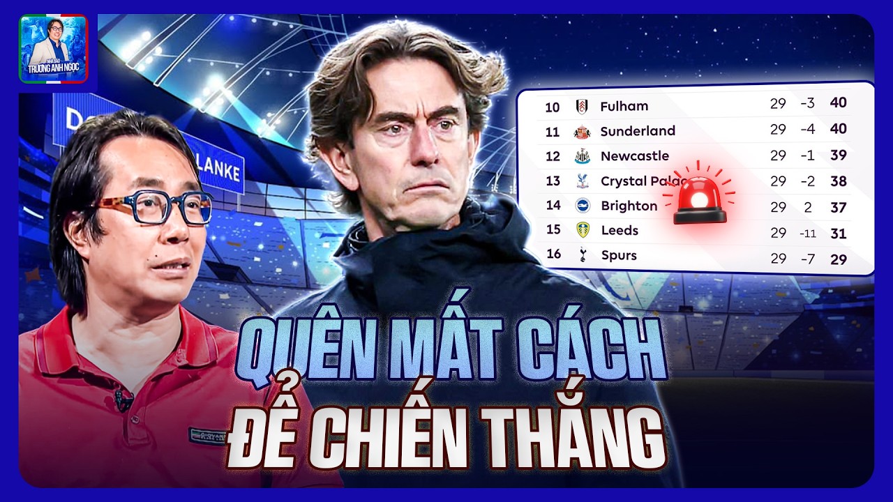 TOTTENHAM CẦN CHIẾN THẮNG ĐỂ TRÁNH ‘’THẢM HỌA‘’