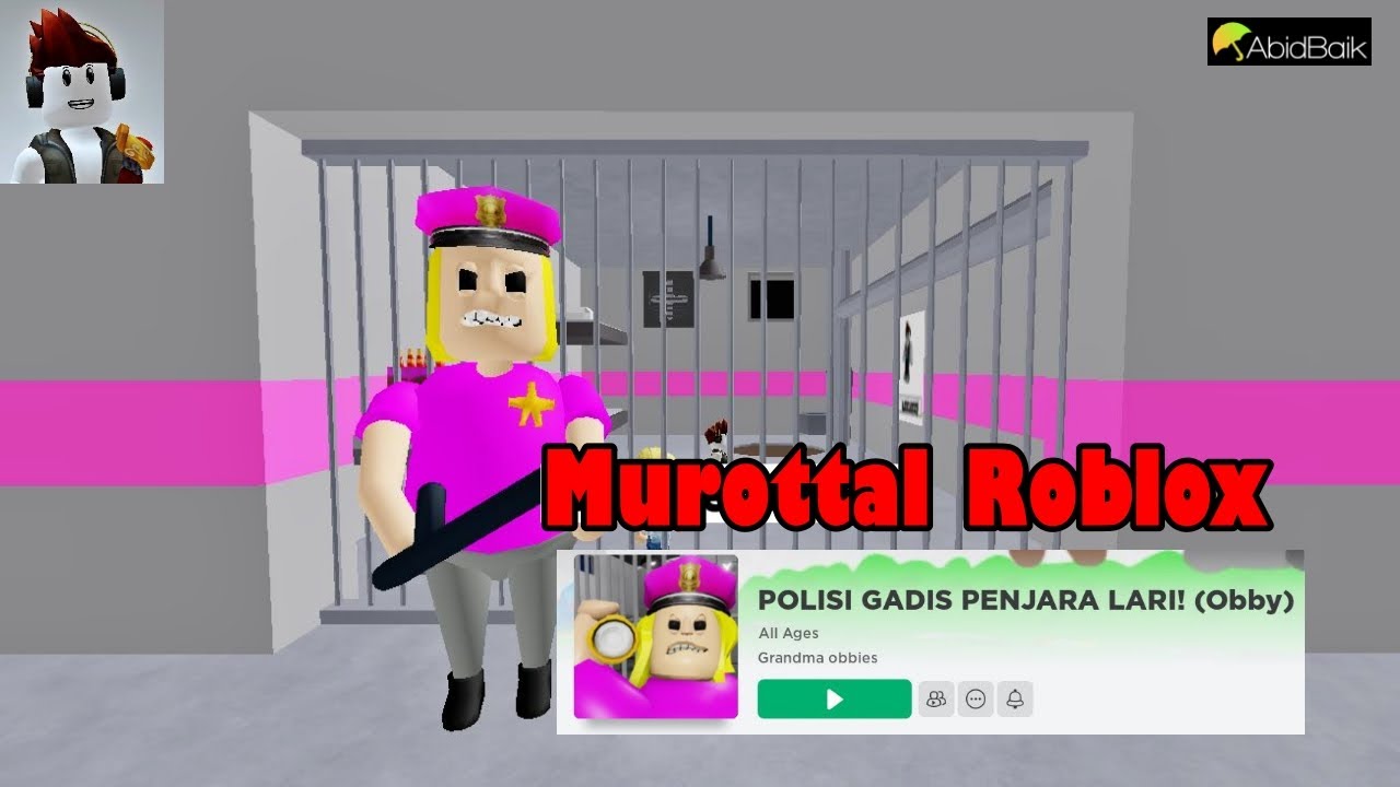 Murottal Roblox - Surah Al Mumtahanah - Game Roblox - kabur dari penjara wanita (Obby)