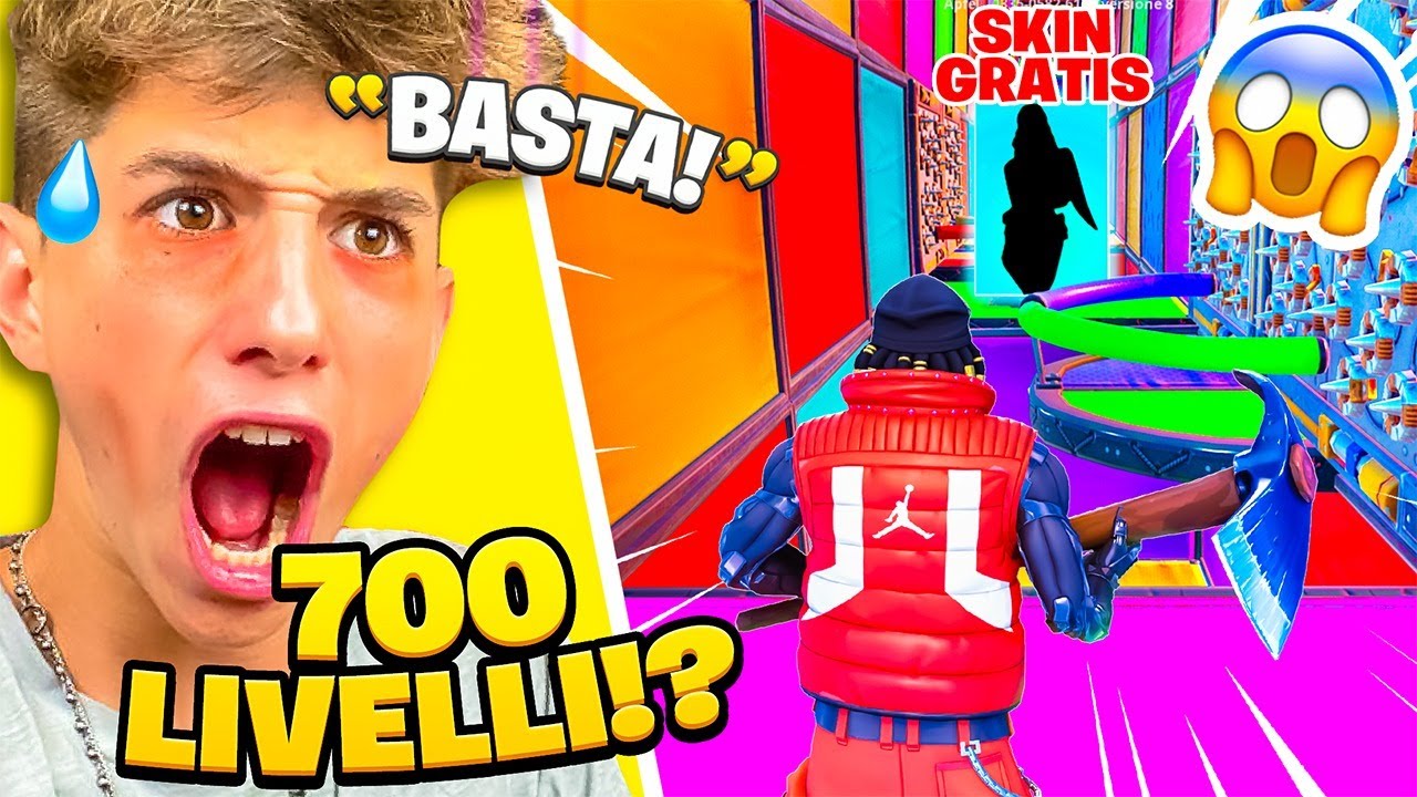 ABBIAMO INCONTRATO UN HACKER NELLA DEATHRUN DI 700 LIVELLI PER RICEVERE UNA SKIN!! Fortnite ITA