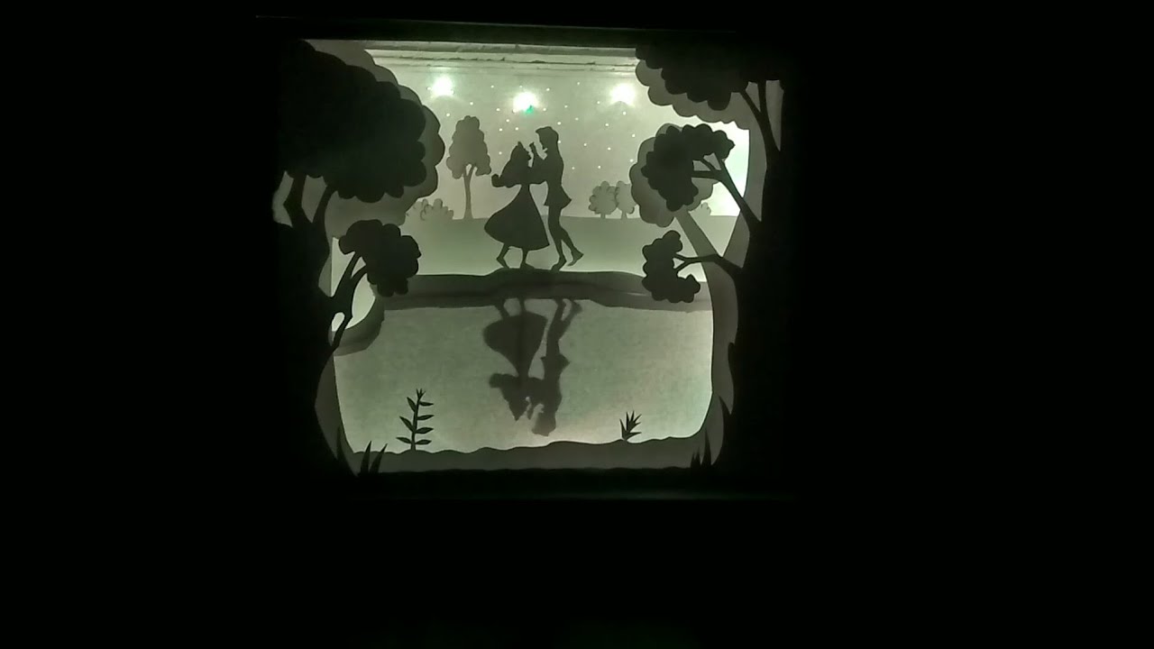 Make A DIY 3D Paper Shadow Box| Aj Paper And Wooden Craft