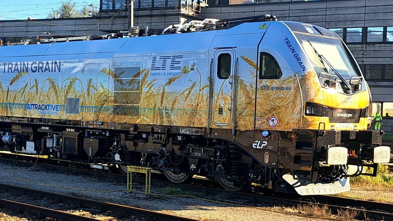 🆕TRAIN GRAIN🌾LTE STADLER EURO9000 2019 320 verlässt ÖBB Terminal Wolfurt ➡️ Schweiz & viel Beifang