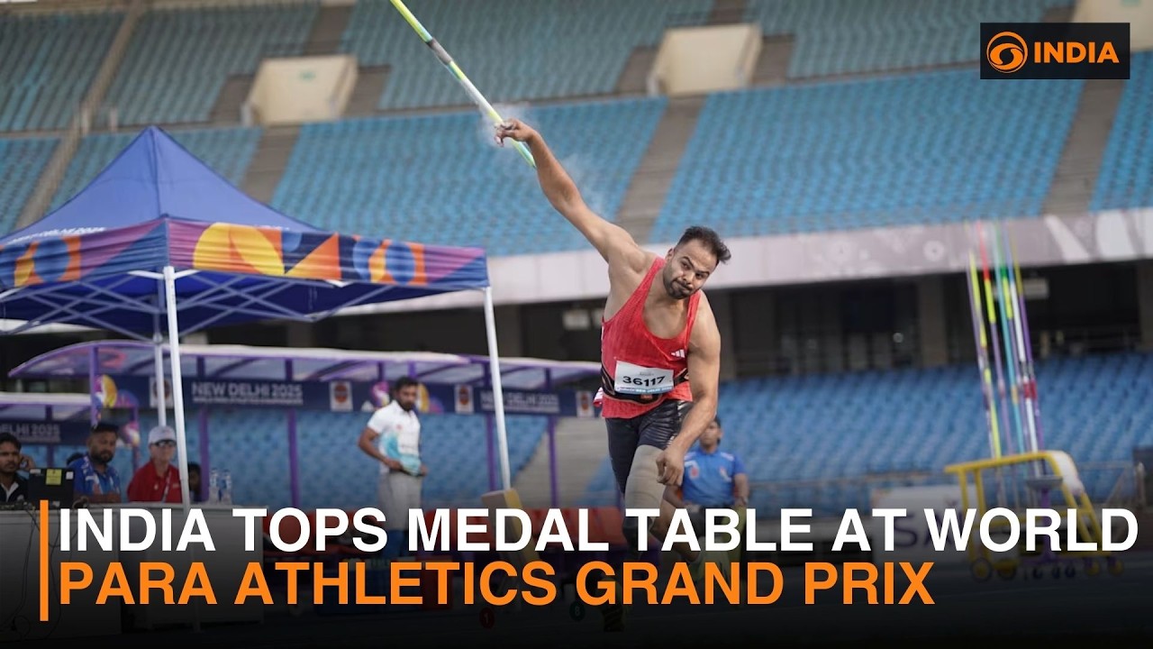 India Tops Medal Table at World Para Athletics Grand Prix