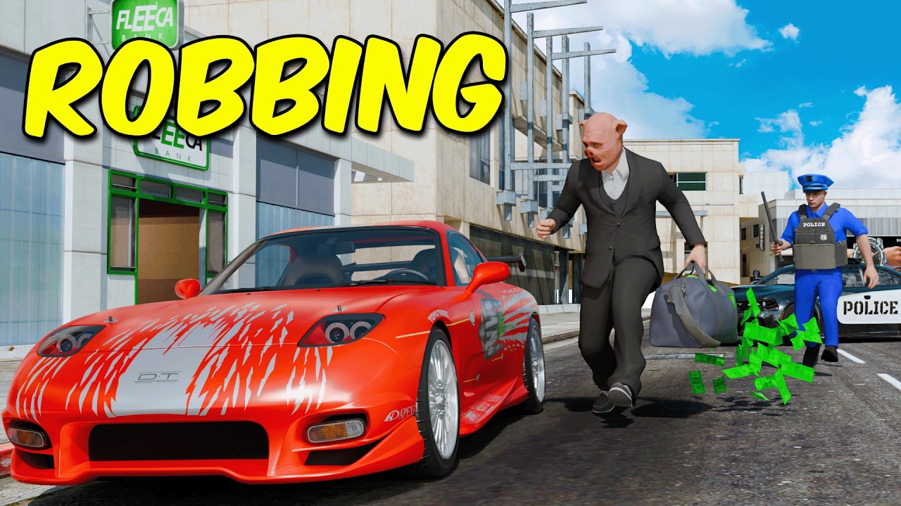 I used Stolen JDM Cars to Rob Every Banks sa GTA 5