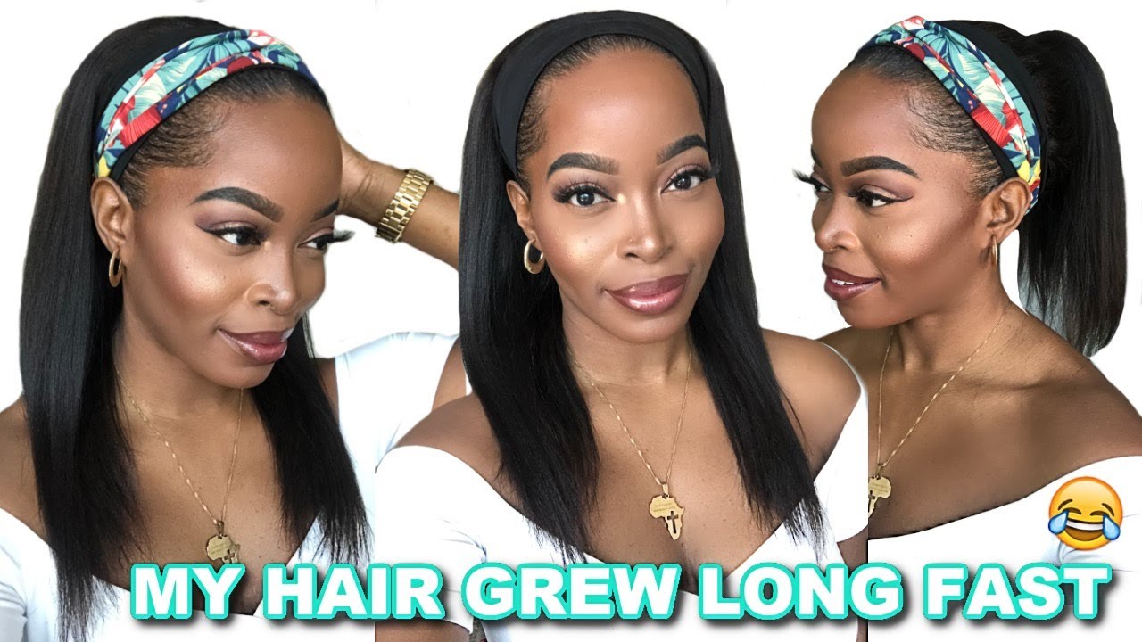 💣This Natural Hair Wig is 🔥NEW Headband Wig‼️No Lace Front Wig Needed |THROW ON & GO ft Myfirstwig
