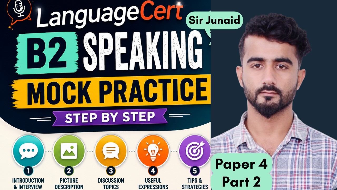 🔥 LanguageCert Speaking Part 2 Tips & Demo | Score 40+ Easily 🚀🎤 #LanguageCert