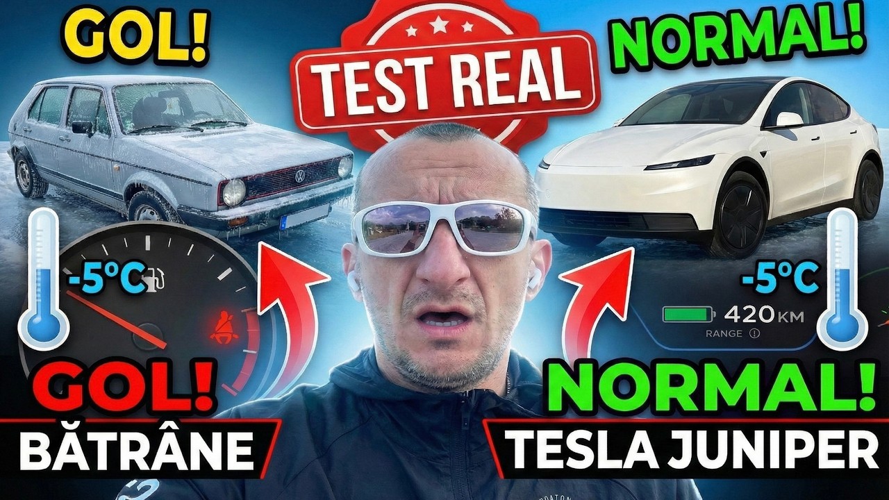 BENZINA vs ELECTRIC LA TEMPERATURI DE IARNA (FEBRUARIE 2026) DIFERENTA REALA E GREU DE 