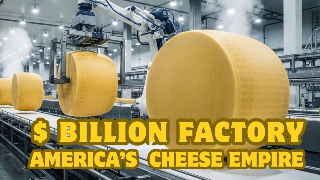 Inside the Billion-Dollar Cheese Empire: How America Makes Cheese | From Cow to U.S. Pizza!
