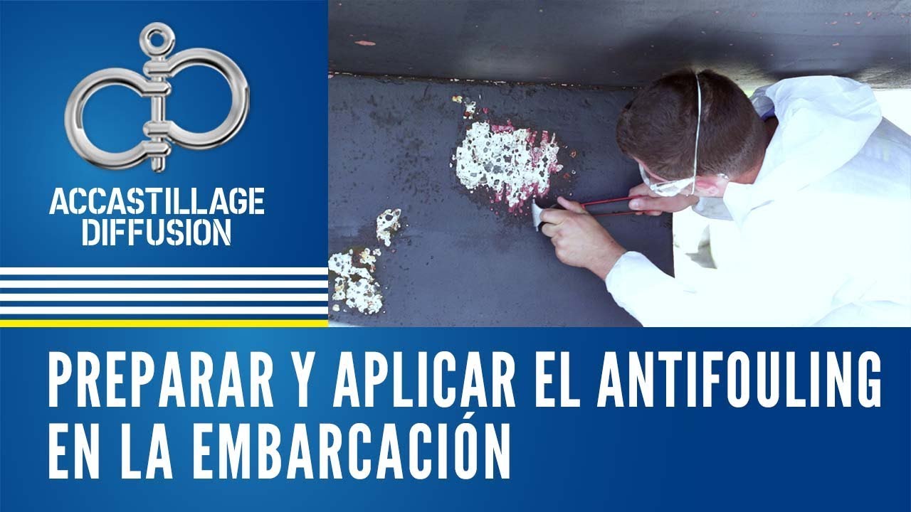 Preparar y aplicar el antifouling en la embarcación