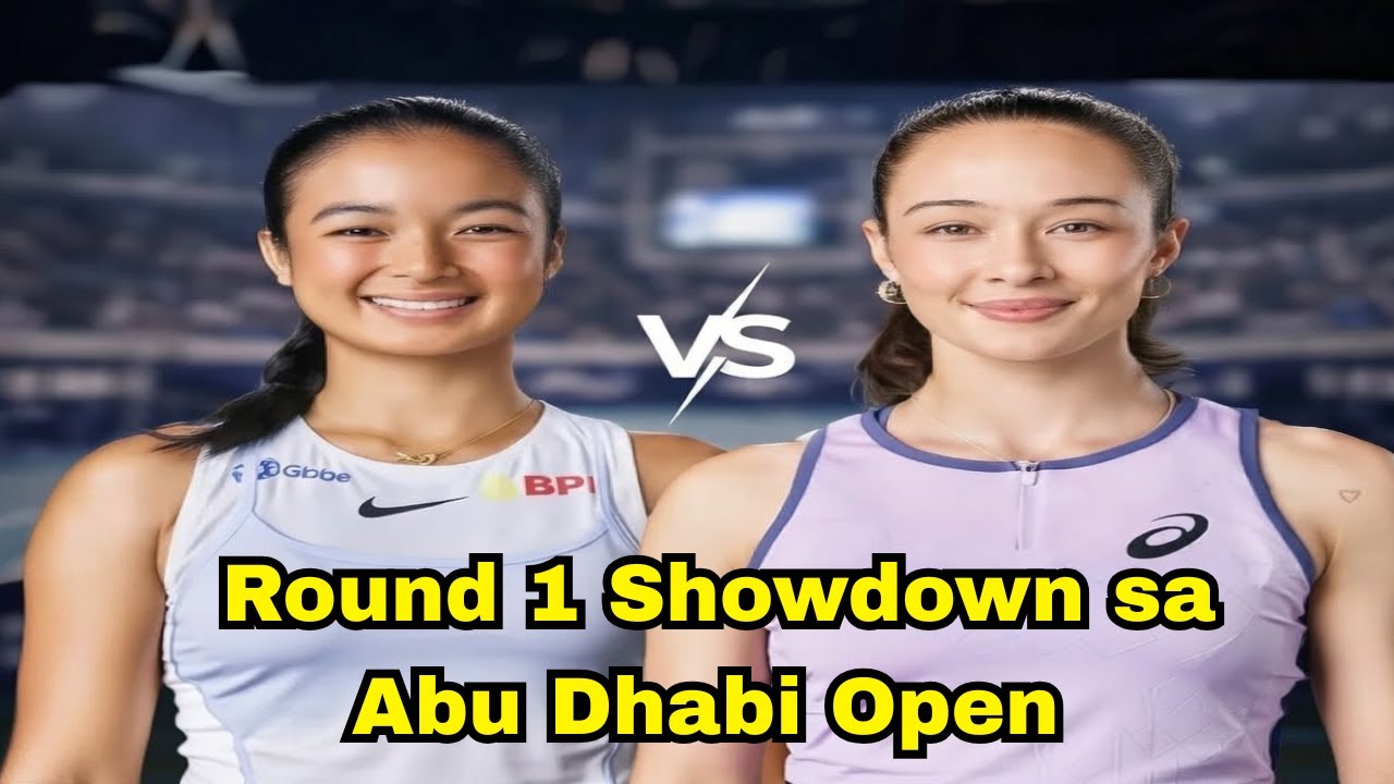 EPIC NA LABANAN! Alex Eala 🇵🇭 vs Zeynep Sönmez 🇹🇷 | Round 1 Showdown sa Abu Dhabi Open