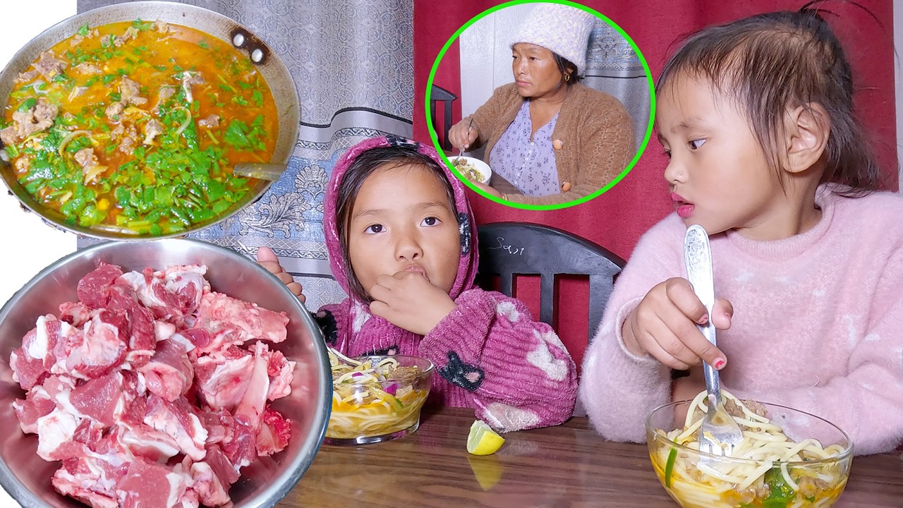 sumnima cooks buff soup noodles for family and friends || sumnima rai ||  @SumnimaRaini