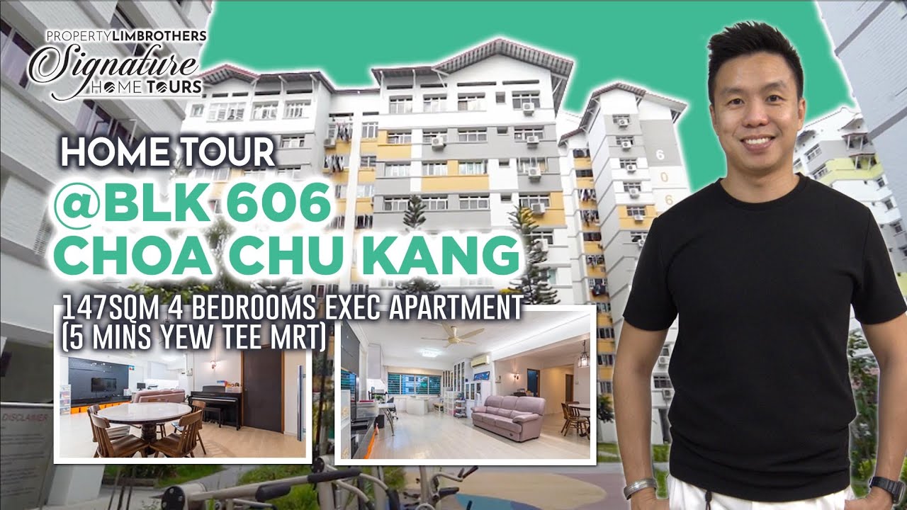 606 Choa Chu Kang | D23 | $800K | 4-Bedroom Executive Apartment | Singapore Home Tour | Melvin Lim