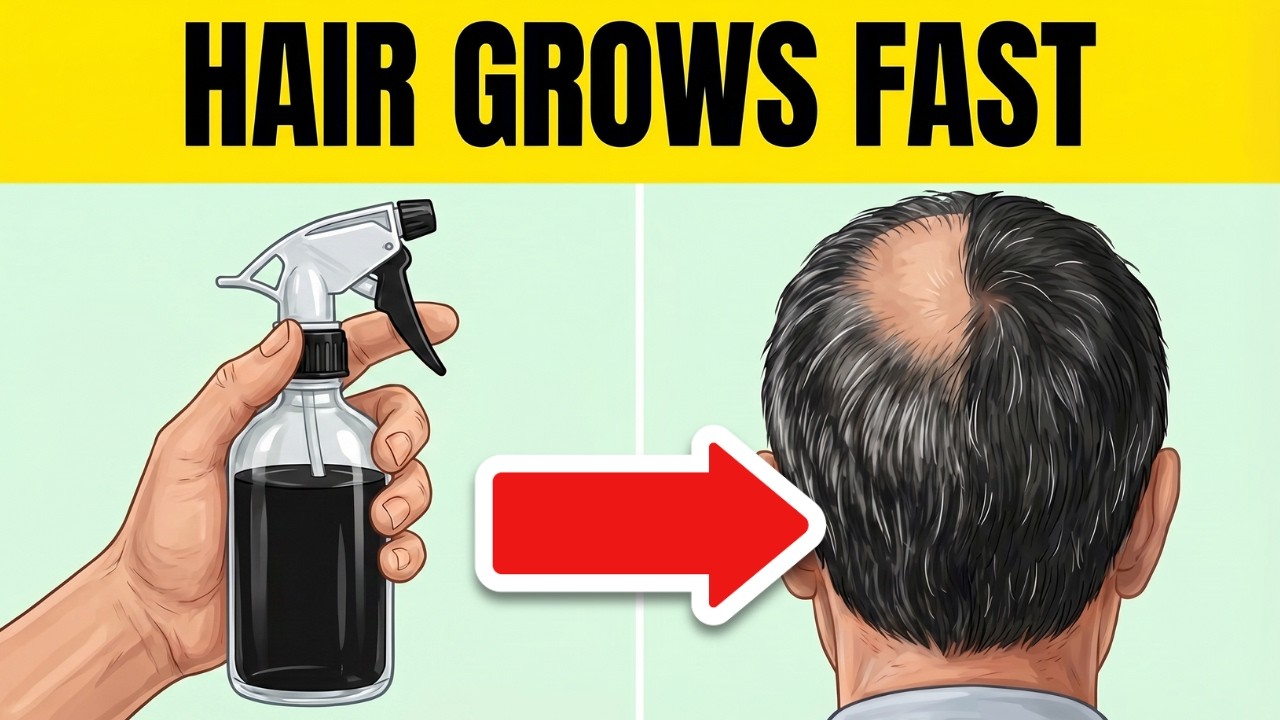 1 Spray Makes Hair GROW Without Stopping (In 2 days!) Japan's Oldest Doctor