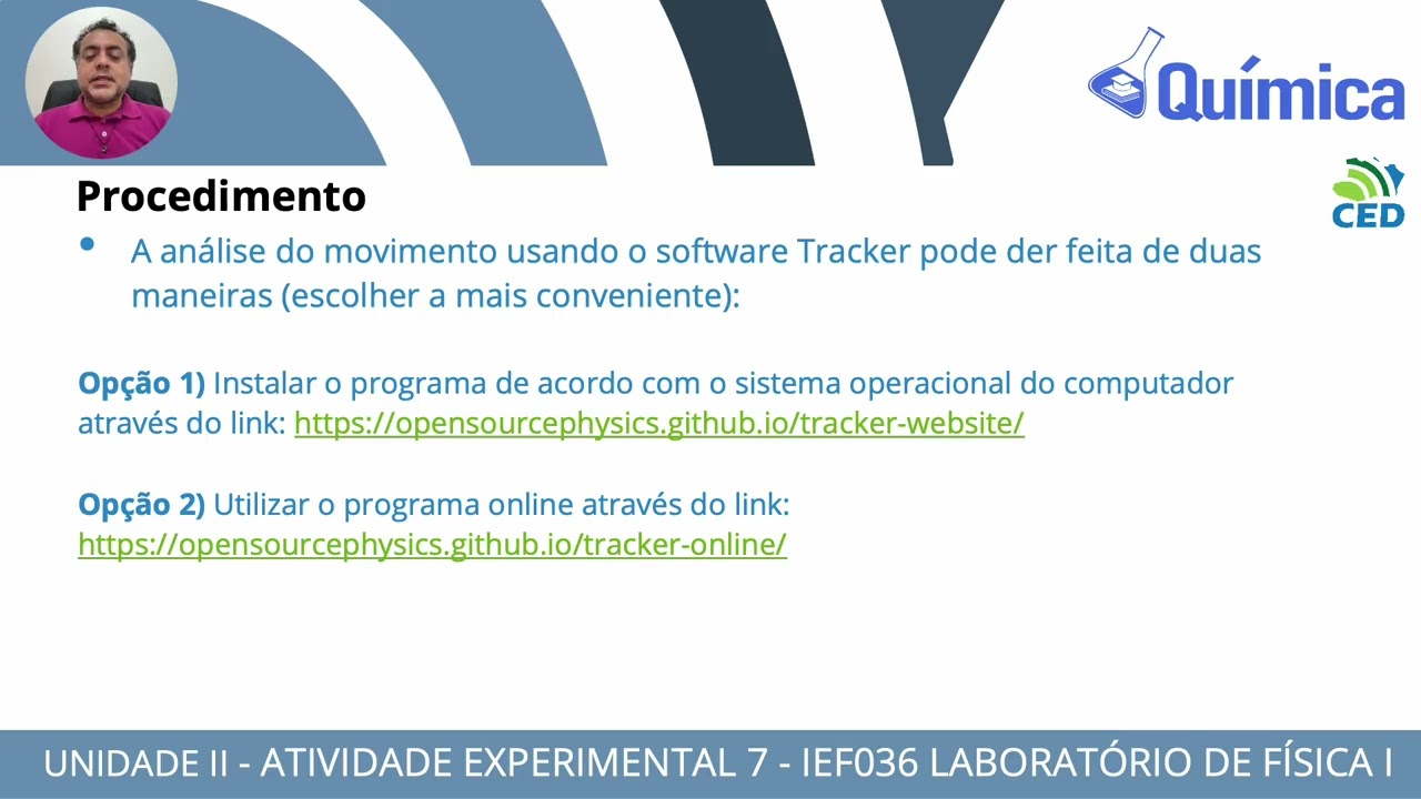 Atividade Experimental 7 - IEF036 Laboratório de Física I - Curso de Química