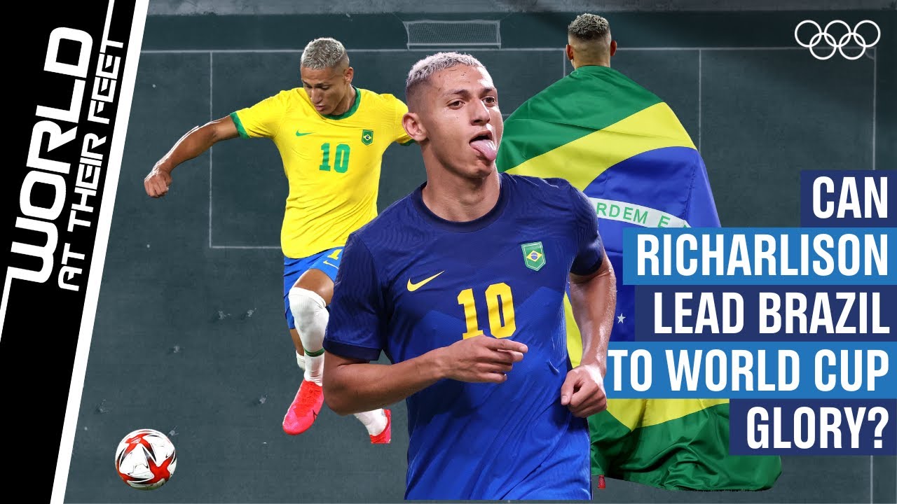 Richarlison aiming to help Brazil to their SIXTH World Cup win! 🇧🇷