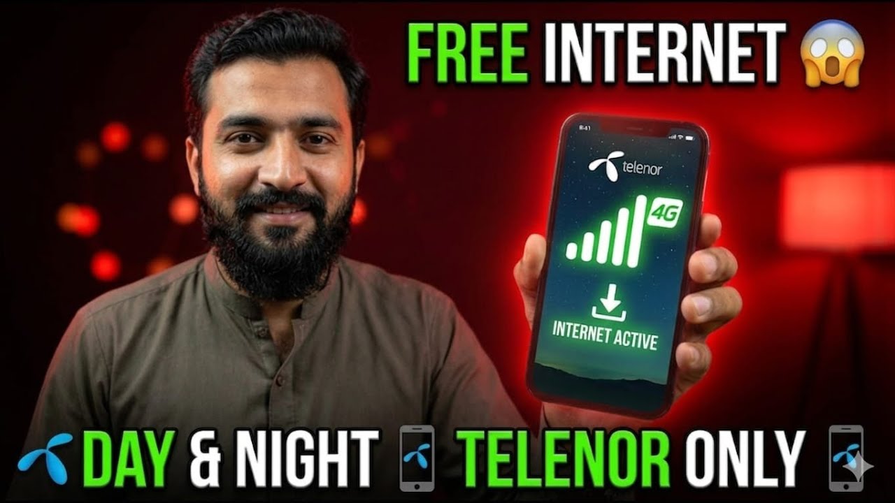 Telenor Free Internet Trick 2026 | Unlimited Internet Without Package 😱