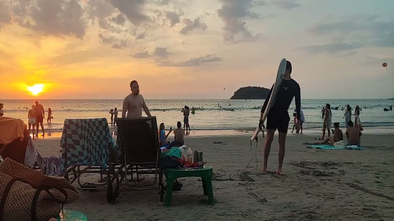 Закат sunset Phuket Kata yai beach Ката Пхукет 18.01.2026