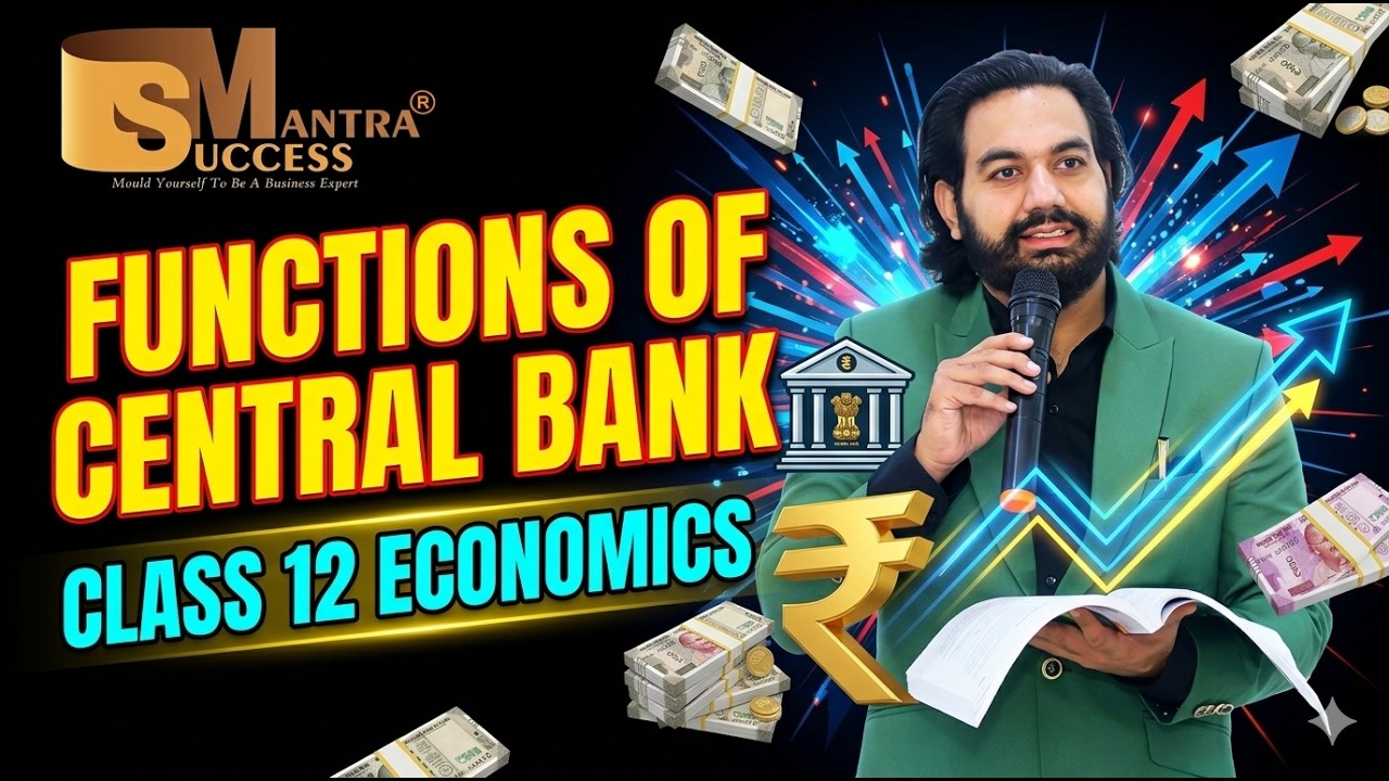 Functions of Central Bank LIVE 🔴 | Class 12 Economics | Board Exam 2026