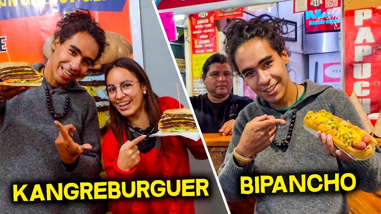 PROBANDO COMIDA RÁPIDA VIRAL: CANGREBURGUER Y BIPANCHO