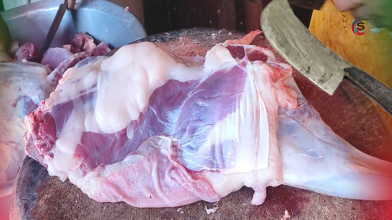 Amazing Full Fresh Best Goat Meat Mutton Cutting Skills | Ti Banana To Koi Waqas Bhai Se Sikhen Full