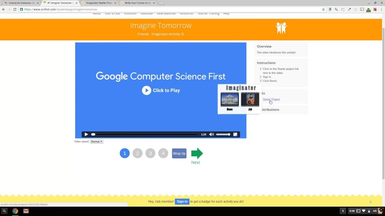 Google CS First - Example