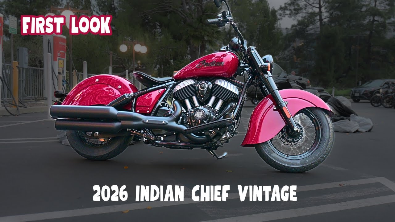 2026 first look at @Indian_Motorcycle Chief Vintage