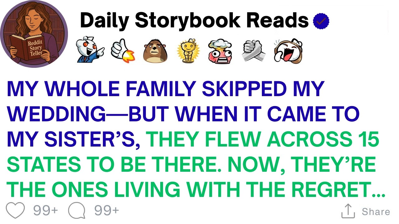 [ Full Story ]My whole family skipped my wedding—but when it came to my sister’s, they flew...