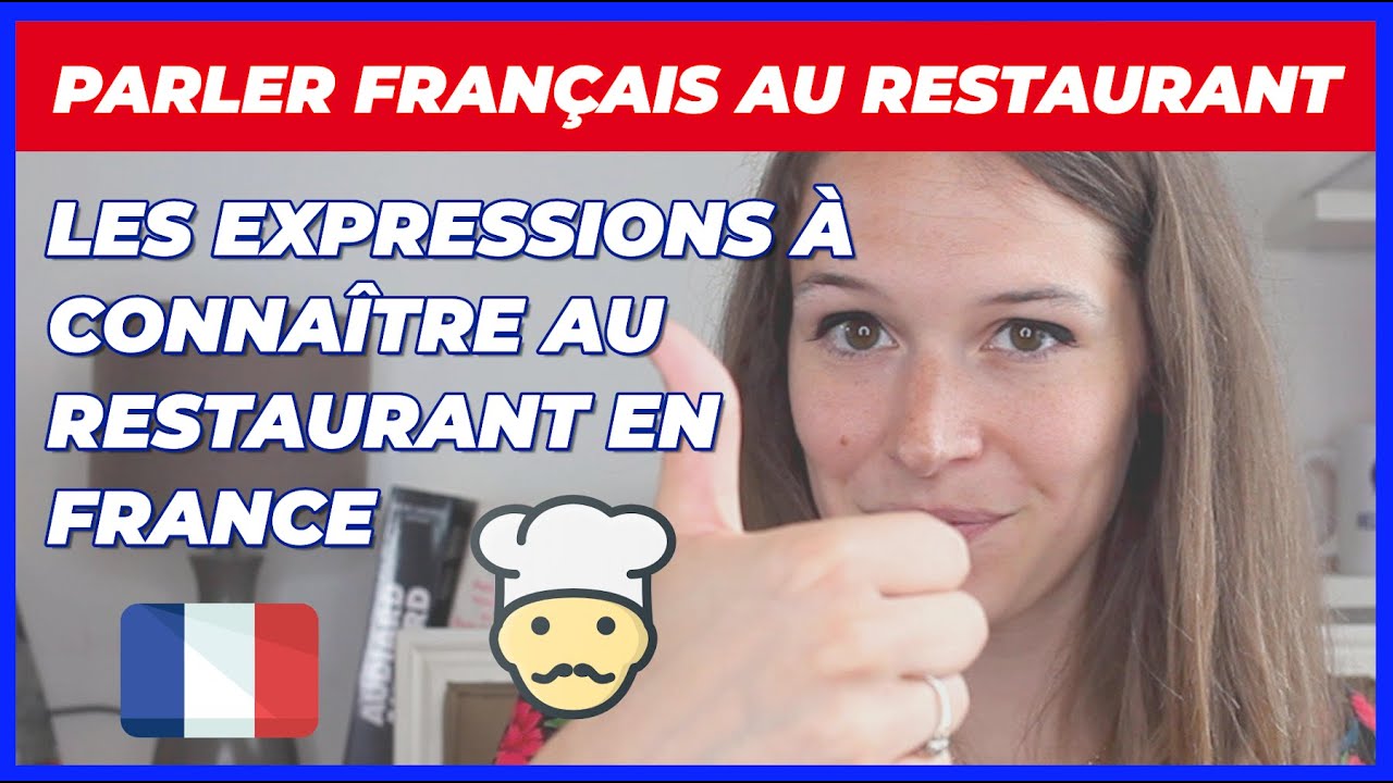 SPEAK FRENCH IN A RESTAURANT? 🌭 - LEARN FRENCH WITH THESE 15 FRENCH EXPRESSIONS