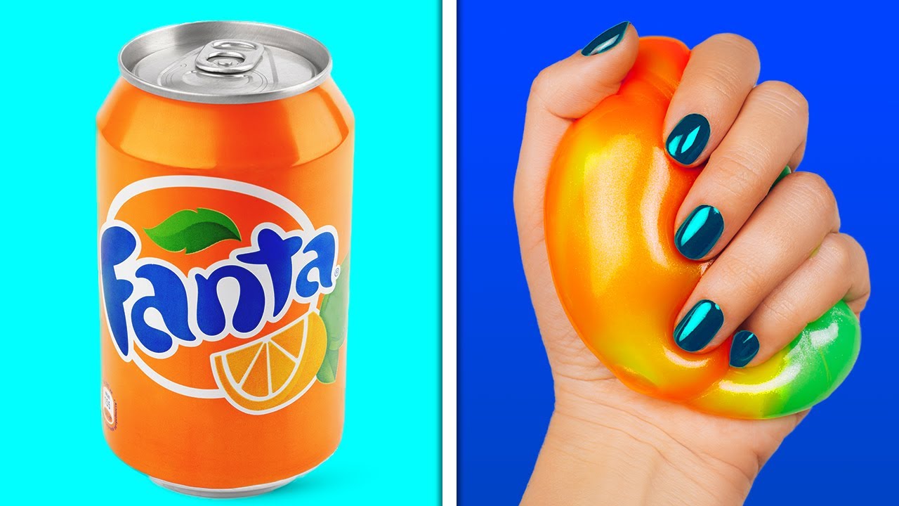 FANTA SLIME || 23 Colorful DIYs And Experiments You Can Make At Home