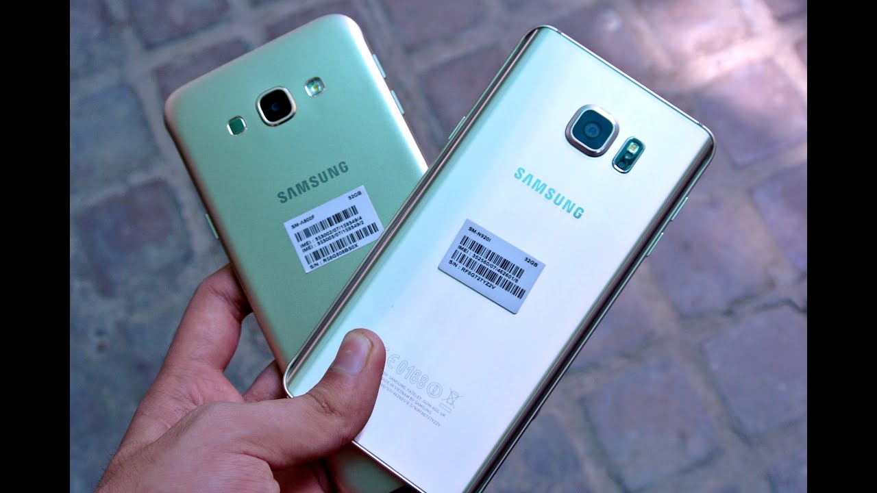 Samsung Galaxy Note 5 vs Galaxy A8 - Camera Test Comparison HD