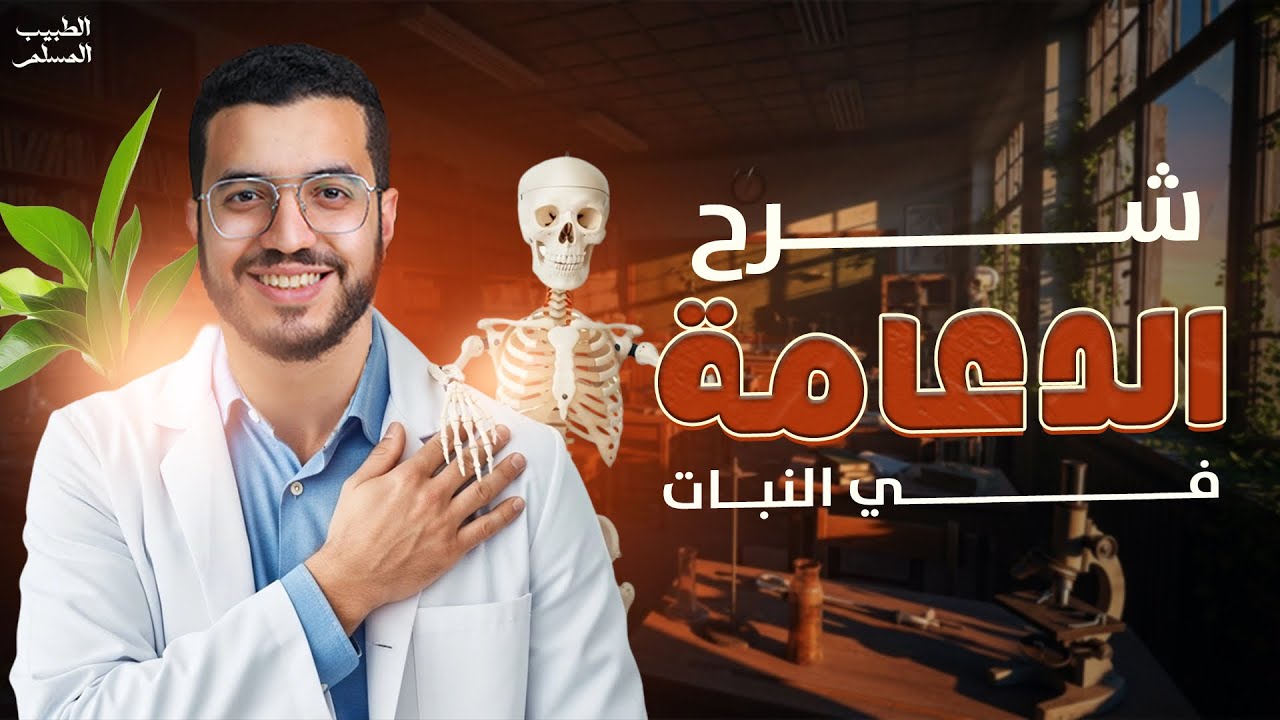شرح الدعامة في النبات احياء ثانوية عامة 2026 - د. شوقي اسامه - الطبيب المسلم