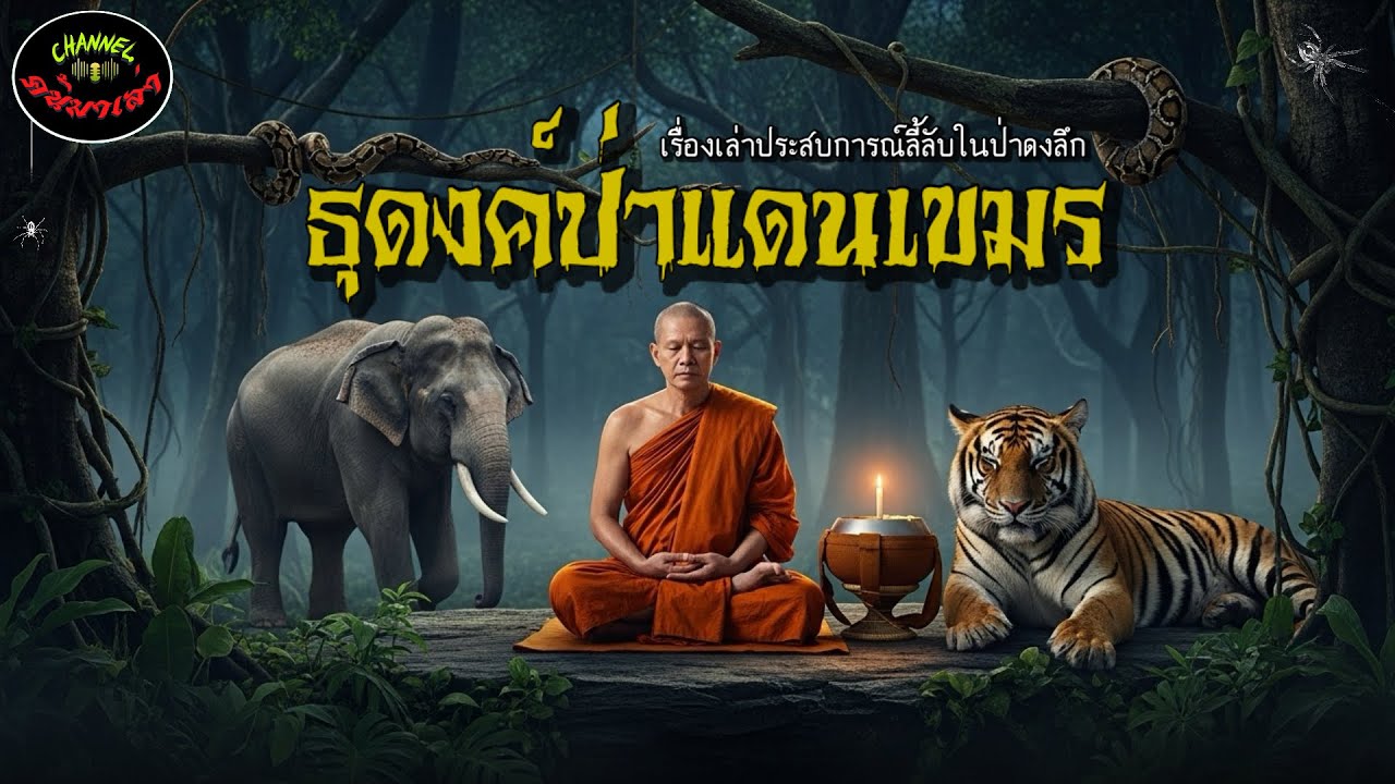 ธุดงค์ป่าแดนเขมร |เรื่องเล่าประสบการณ์ลี้ลับพระธุดงค์กรรมฐาน