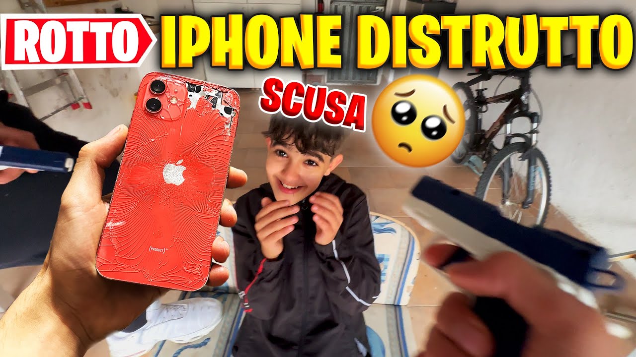 MINI ZBLITO HA ROTTO L'IPHONE... 😱 L'HA TENUTO NASCOSTO SENZA DIRLO A NESSUNO...😬