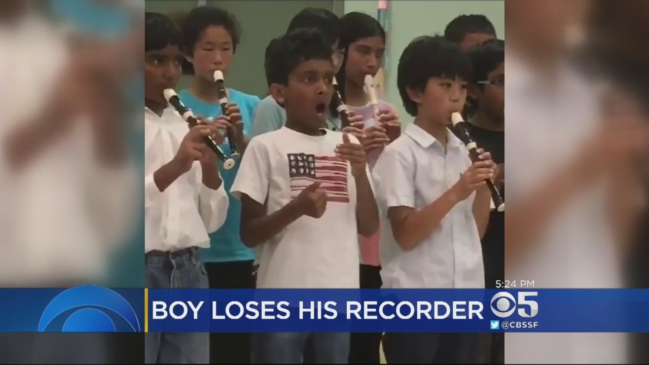 Saratoga Boy Performs At Recital Despite Losing Recorder