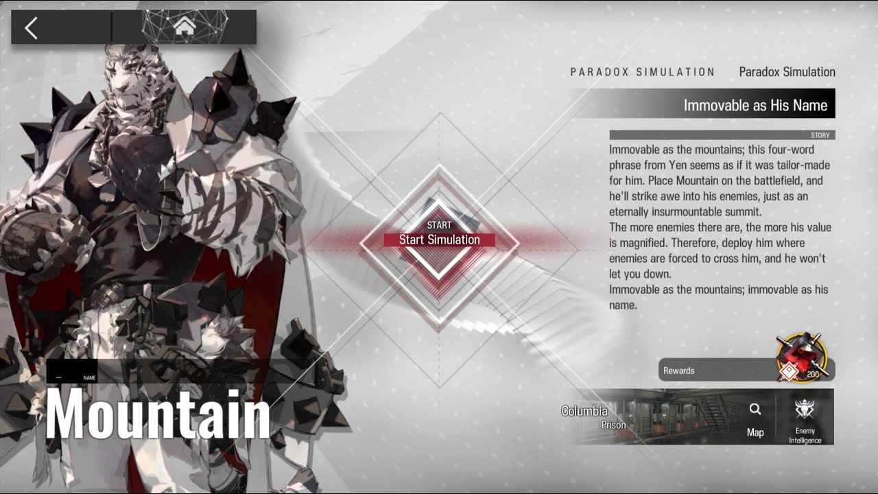 Arknights Paradox Simulation Mountain Guide