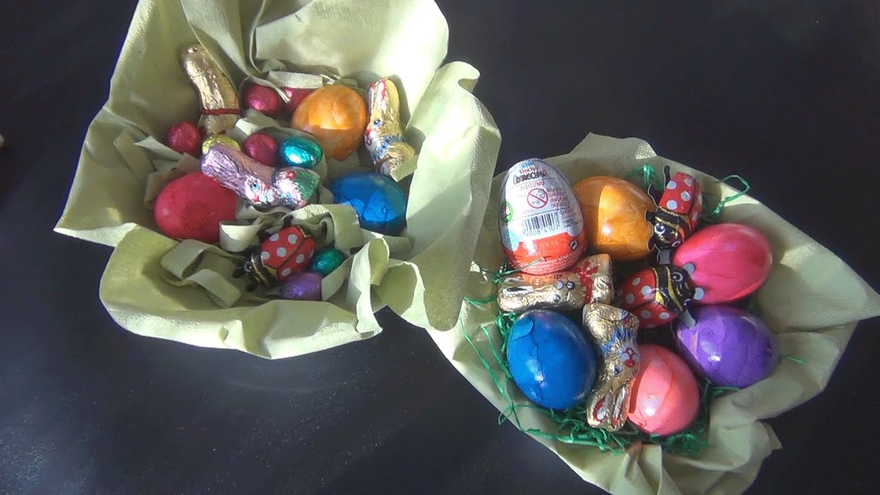 Ostern: Einfaches Osternest basteln