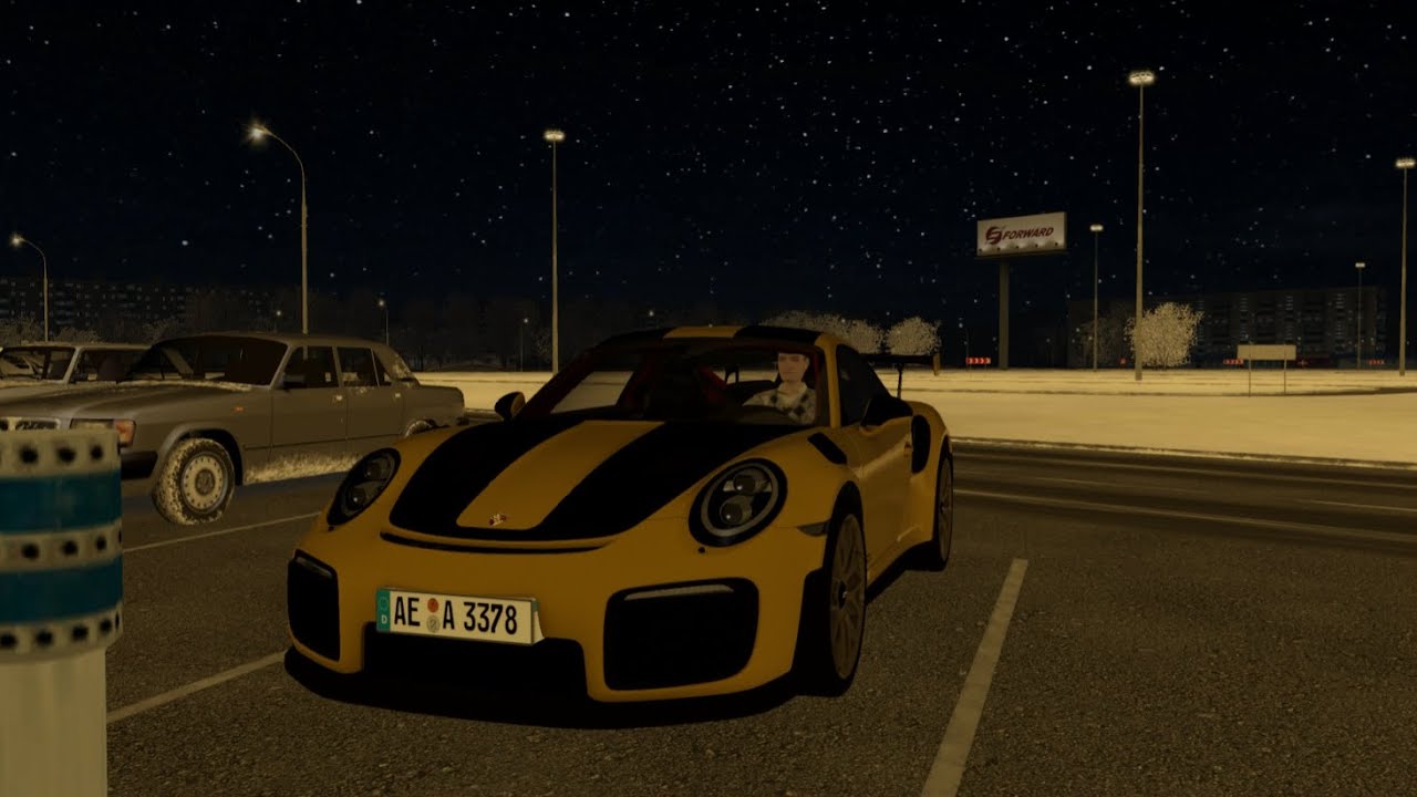 Porsche GT2RS City Car Driving