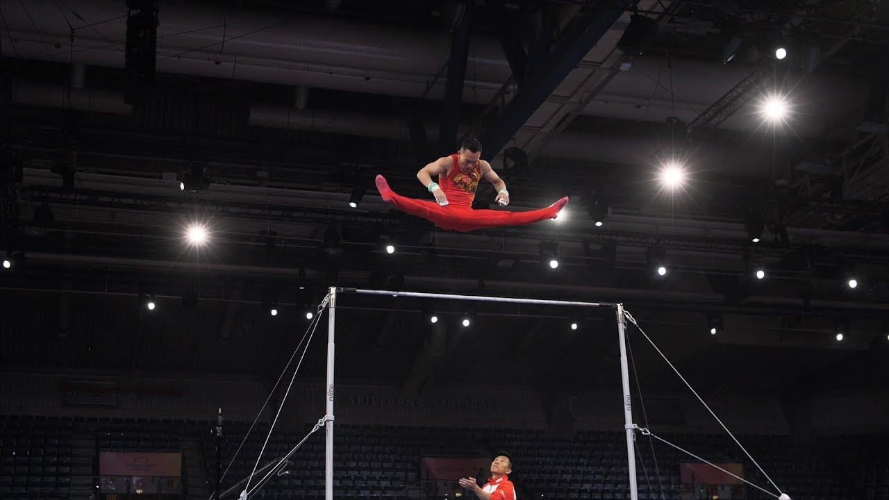 Xiao Ruoteng (CHN) HB - 2019 Worlds Stuttgart - Podium Training