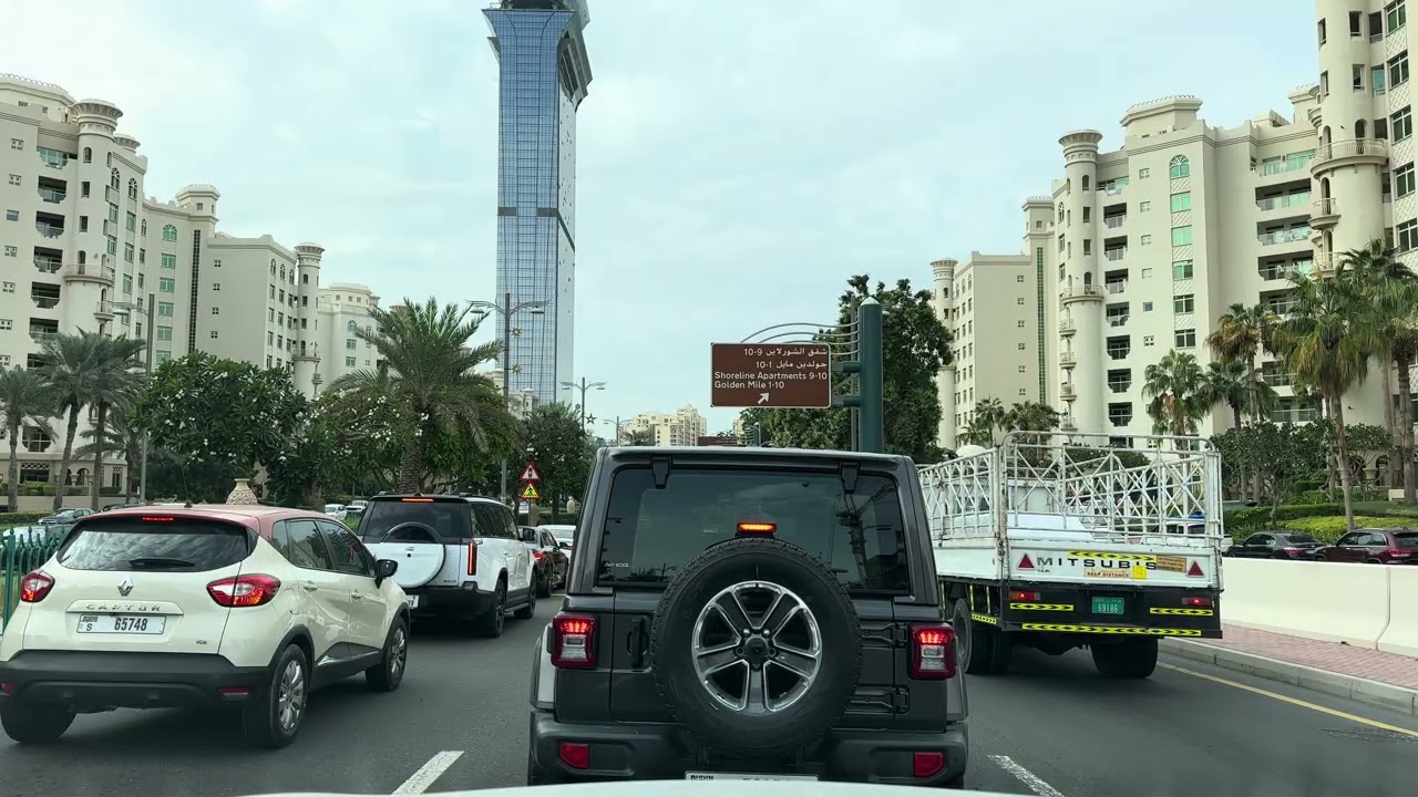 Jumeirah to Sofitel Palm Jumeirah | Dubai Luxury Drive 🇦🇪 4K 60FPS HDR 22 December 2025