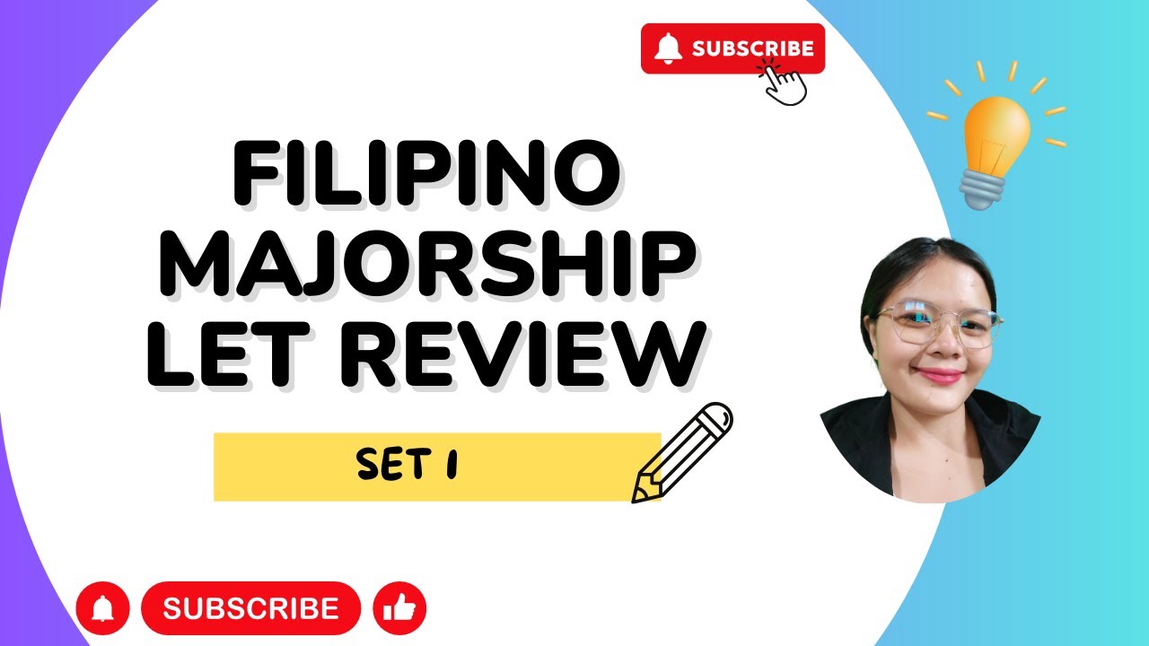 FILIPINO MAJORSHIP LET REVIEW (SET 1)|Teacher Dang