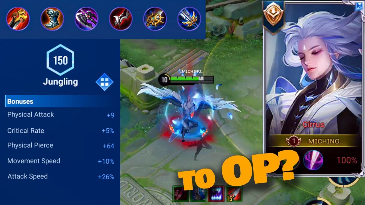 Hero: Cirrus Gameplay - Honor of Kings (HoK)