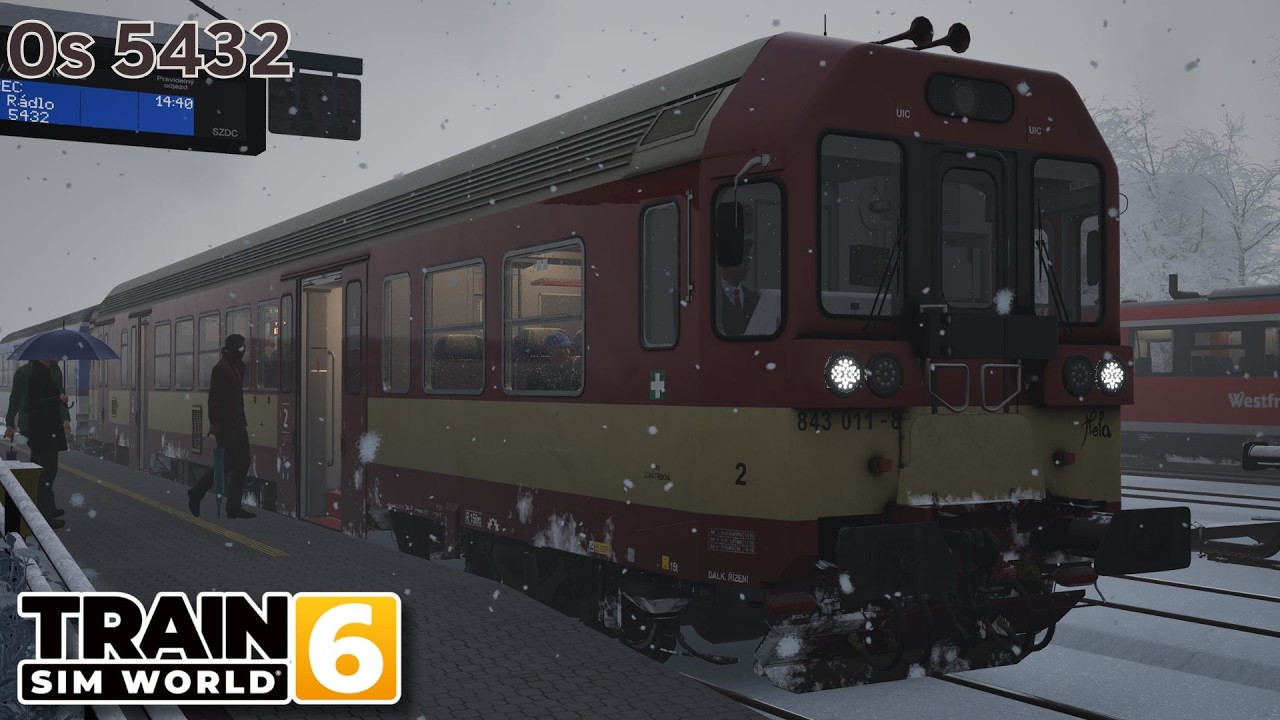 Os 5432 - Liberec - Stara-Paká - Class 843 - Train Sim World 6