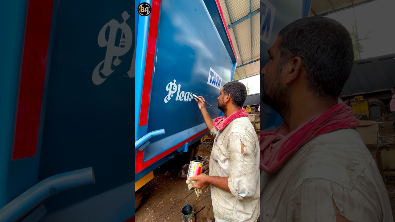 TATA TRUCK Gets CUSTOMISED at Autonagar! #trending  #viralvideo #shorts #viral